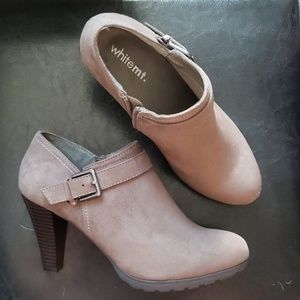 WhiteMt. Ankle Booties